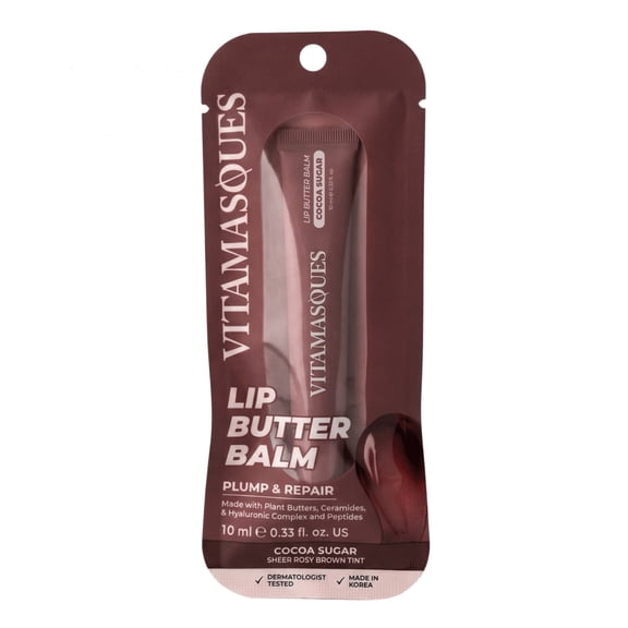 Vitamasques Lip Butter Balm, Cocoa Sugar, 0.33 fl oz
