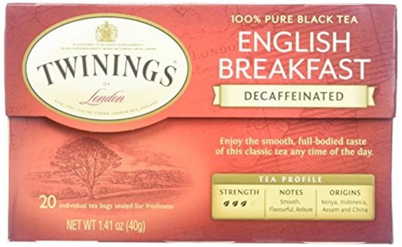 TWININGS TEA, TEA,DECAF,ENGLISH BREAKF 20 BAG