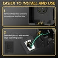 thumbnail image 3 of TOOLIOM NEMA TT-30R RV Plug, RV Electrical Panel For Weatherproof, Lockable Outlet Box, 3 of 7