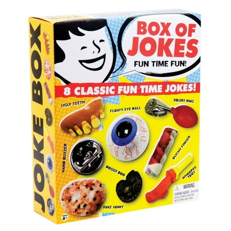 UPC: 0019649220083 | Schylling Box of Jokes Novelty Game with 8 Classic Gags