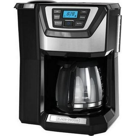 

Black+Decker CM5000B Mill and Brew Coffeemaker with Integrated Whole Bean Grinder Black