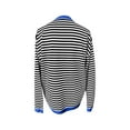 thumbnail image 3 of Womens Striped Soft Pullover Sweatshirts Crewneck Long Sleeve Loose Fit Shirts with Chest Pocket 2025 Fall Clothing, 3 of 5