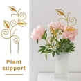 thumbnail image 1 of YAOMOBB Plant Support Stake Metal Leaf Shape Plant Stand Easy Install Climbing Trellis for Flower Arrangement and Plant Protection, 1 of 7