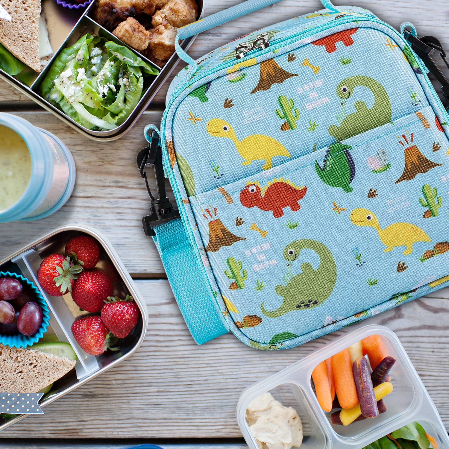 Kids Car Insulated Lunch/snack Bags/ Toddler Lunch Bag / Kids Lunch Box /  Kids School Bag/ Insulated Lunch Bag 