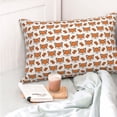 thumbnail image 4 of Salouo Cute Heart Fox Cartoon Pattern Pillow Cases,1PC Pillow Covers with Envelope Closure Decorative Pillow Case for Bed Couch,Pillows Not Included-14"x20", 4 of 6