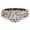 White 6#, variant on Rings for Women Ladies Ring Alloy Plated 14K Rose Gold Color Separation Ring Jewelry Gifts