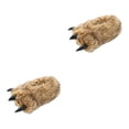thumbnail image 1 of Qarigey Bear Claw Women Plush Slippers Casual Adorable for Bedroom Hotel Home Office Type3 NO3, 1 of 1