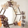 thumbnail image 7 of VINGLI Wooden Wedding 7FT Arbor, Wedding Arch for Ceremony, Heptagonal Photo Backdrop Stand for Parties, Garden Decorations, Backyard, 7 of 7