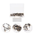 thumbnail image 3 of 60pcs Picture Hanging Nails Office Hanging Picture Hook Pin Copper-head Nails, 3 of 8