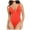 Orange, variant on Yuncity One Piece Swimsuit Women Deep V Neck Shapewear Backless Thong Bodysuit Tank Top Bathing Suits Swimwear For Beach Pool Black S-Xl