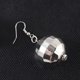 thumbnail image 5 of Pendientes de bola de discoteca estilo punk retro - 2 pares, estilo años 60 y 70, plateados, bola de 2 cm, material CCB de alta calidad, versátiles para fiestas de baile, accesorios de disfraz, joyas, 5 of 5