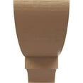 thumbnail image 2 of 4"W x 24"D x 8"H Thin Ridgewood Rough Cedar Woodgrain TimberThane Corbel, Primed Tan, 2 of 6