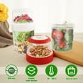 thumbnail image 2 of Grusce 2 Pack On The Go 19 oz Breakfast Cups with Lids, Reusable Cereal Yogurt Cup with Topping Plastic Milk Jar Overnight Oats Container for Granola Oatmeal To Take Along, 2 of 8