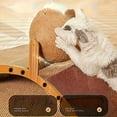 thumbnail image 7 of Cat Scratching Post with Dangling Ball Toy, Small Arch Ferris Wheel Design Scratcher, Tall Scratch Column for Cats with Stable Plastic Screw Base for Claw/Sharpening, Khaki, 7 of 7