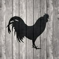 thumbnail image 3 of Venter, Tandi 20x20 Black Modern Framed Museum Art Print Titled - Barn Rooster, 3 of 5