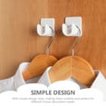 thumbnail image 6 of OATIPHO 4Pcs White Curtain Rod Mount Brackets ABS Material Suitable for Various Rooms, 6 of 8