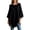 Black #32, variant on WULMLEO Womens Knitted Poncho Sweaters Solid Soft Asymmetrical Tops Pullover Warm Lightweight Shawl Wraps Cape Gray S