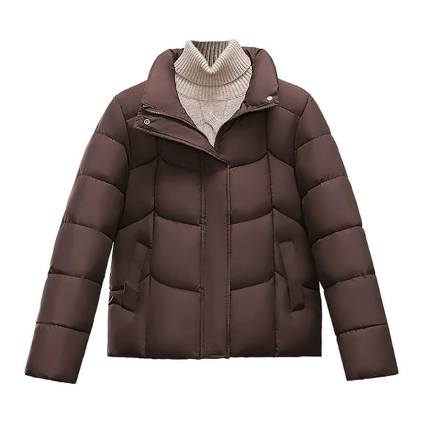 Ailaofu Down Jacket Women Zip UP Lightweight Soft Polar Warm Winter Jackets for Women with Pockets Outdoor Hiking
