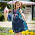 thumbnail image 5 of Xecao DJ Panda Hot Air Balloon Print Pajama Dresses for Girls, Princess Pajama Dresses,Nightgowns for Sweet Dreams,Sleepwear-Medium, 5 of 6