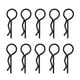 thumbnail image 3 of Clips de cuerpo RC universales para todas las piezas RC 1/6 1/8, pieza de repuesto de carcasa de carrocería de camión Negro Sunnimix Clips de cuerpo RC, 3 of 5
