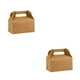thumbnail image 2 of Billuyoard Caja de almacenamiento portátil para pasteles con asas, cajas de gran capacidad para alimentos, regalos diversos, caja de embalaje, Marrón 2piezas, 2 of 6