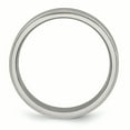 thumbnail image 3 of Titanium Enameled Flat 6mm Satin & Polished Band, 3 of 11