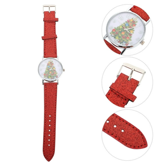 KALLORY Women Wristwatch Round Fashion Christmas 1Pcs 9.4X1.6In