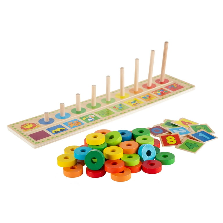 Wooden counting hot sale toy