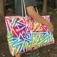 thumbnail image 2 of Beach Bag Waterproof Sandproof Foldable Ladies Beach Tote Bag With Zipper Pocket For Pool Gym Trip, 2 of 3