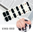 thumbnail image 2 of Translucent design nail stickers personalized waterproof nail art full stickers fashion small fresh color stickers-UNE-03, 2 of 3