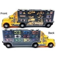thumbnail image 4 of Kovot Toy Construction Truck Carrier 31 Piece Playset | Includes (6) Mini Construction Vehicles (2) Mini Trucks (10) Assorted Construction Items (12) Cars & (1) Carrier Truck with Secret Slide, 4 of 4