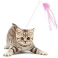 thumbnail image 3 of Cat Interactive Wand Funny Tassel Kitten Teaser Wand Cat Ribbon Wand with Bell, 3 of 10