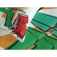 thumbnail image 4 of Ambesonne Colorful Quilted Bedspread Set 3 Pcs, Jazz Band on Stage, Queen Size, Multicolor, 4 of 5