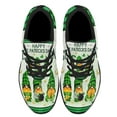 thumbnail image 2 of Happy Patrick's Day Gnomes Shoes Sneakers Black Size 8, 2 of 7