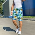 thumbnail image 7 of Bixox Men's Cartoon Monster printed lightweight casual shorts, soft sleep shorts with pockets., 7 of 7