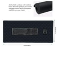 thumbnail image 3 of Disketp Black Fish scales Gaming Mouse Mat Long Extended Mouse Pad Desk Mat Non-Slip Rubber Mice Pads Stitched Edges(315.5 x 16 x 0.12 Inches), 3 of 8