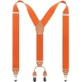 thumbnail image 1 of Timiot Men’s Y-Back 4 Metal Clip Elastic Wide Suspenders Perfect For Both Casual&Formal, 1 of 4