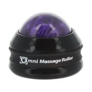 Core Products Mini Omni Massage Ball Manual Roller Massager for Self Massage Therapy Tool, White Cap - Purple