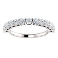 thumbnail image 3 of FB Jewels 14k White Gold Round 2.5 mm Polished 3/4 CTW Diamond Anniversary Wedding Ring Band Size 7, 3 of 3