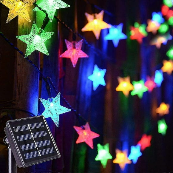 Solar Garden Lights Solar Powered Fairy Lights, Cool White Solar Garden Lights Outdoor Waterproof Patio Lights For Fence Tree Gazebo, Garland