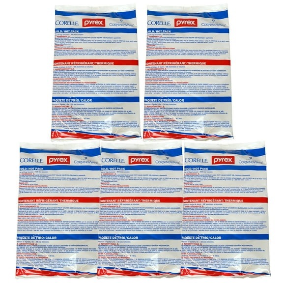 Pyrex Portables Large Hot/Cold Unipack (5-Pack)