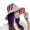 Pink, variant on UDIYO Sun Hat Casual Double Sided Flat Top Breathable Foldable UV with Wide Brim Three Bars Women Fisherman Cap Beach Hat for Outdoor