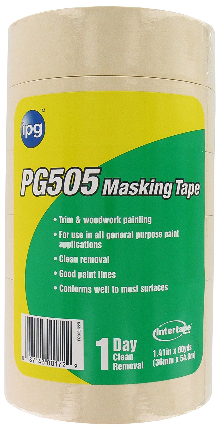 Intertape Polymer Group PG50536SL Professional Grade Masking Tape, 1