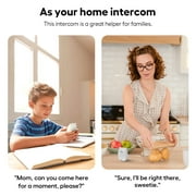 Audio Baby Monitor with Rechargeable Battery, Full-Duplex Wireless Intercom with 1000Ft Range, Baby Monitor Audio Only with Clear Sound, Two-Way Talk - for Home, Kids, Elderly, Pets, Indoor/Outdoor