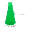thumbnail image 2 of COMPUKAS Cheerleader Trumpet Sound Enhancement Tool In Green Plastic For Sports Events 1 Pair, 2 of 8
