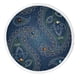 thumbnail image 1 of Toalla de Playa ABPHQTO con Textura de Tela Vaquera y Bordado Paisley 150 cm, 1 of 1