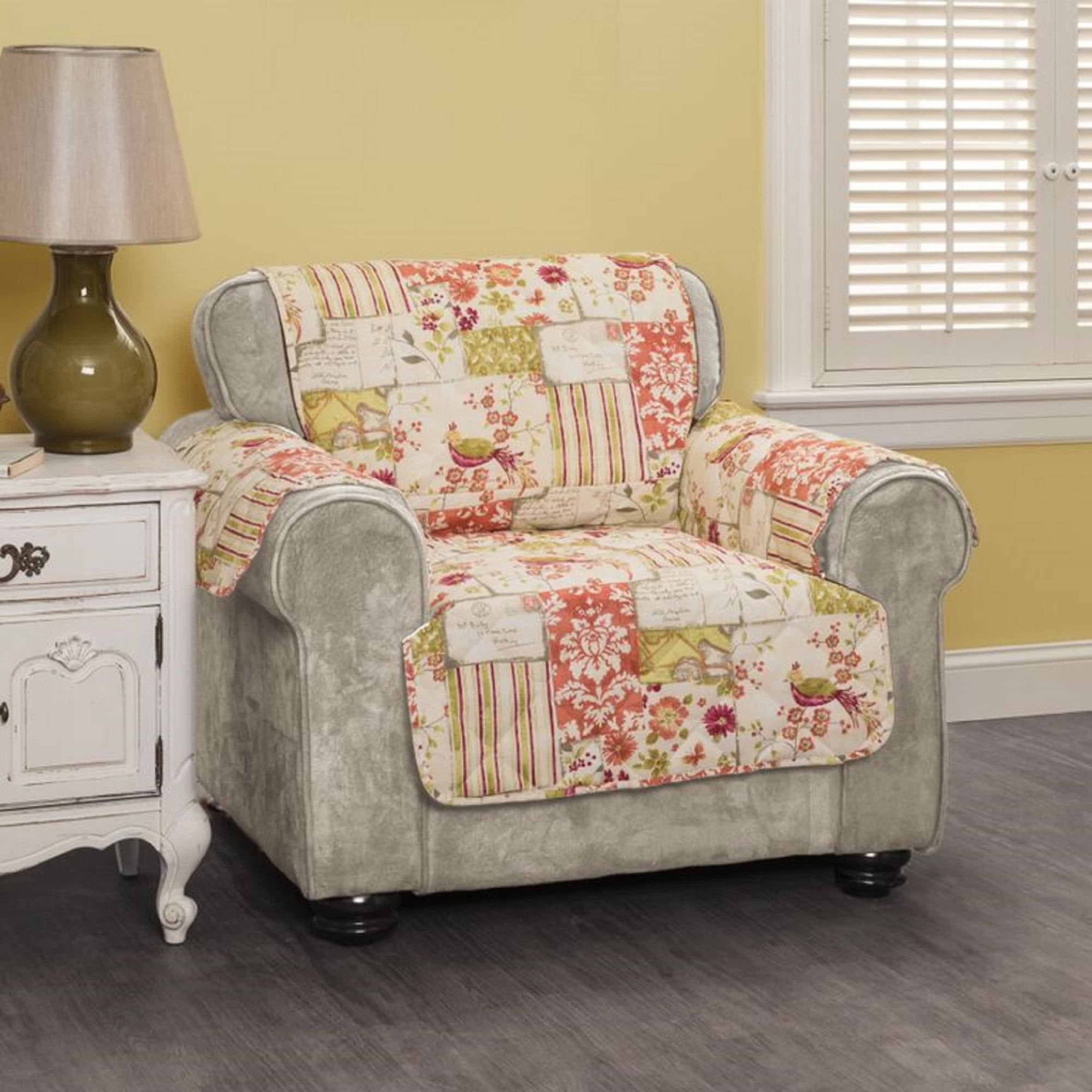 Innovative Textile Solutions Patchwork Chair Protector, Multi-Color