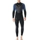 thumbnail image 1 of Traje de buceo Secado rápido Secado rápido Pantalones de manga larga de una pieza Sunprotection Manténgase al calentamiento para bucear Snorkeling Surfing Natación Negro / Gris 【S】 Yuarrent OD003281-11, 1 of 7
