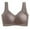 Coffee, variant on Penkiiy Women Bras Woman's Embroidered Glossy Comfortable Breathable Bra Underwear No Rims Coffee Bras