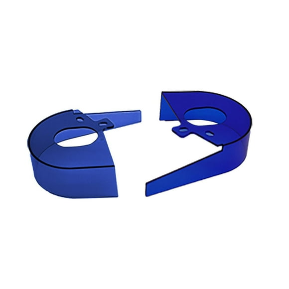 Protector de cadena de bicicleta Colamx Caja de cadena Cubierta protectora de cadena Azul